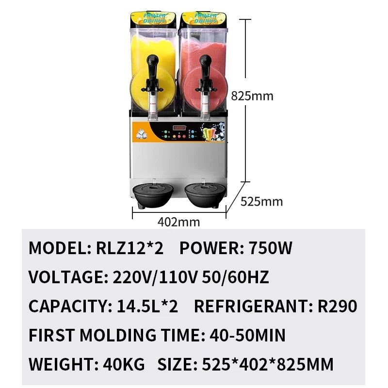 Commercial Slush Machine – 1, 2 & 3 Cylinder Frozen Drink Maker