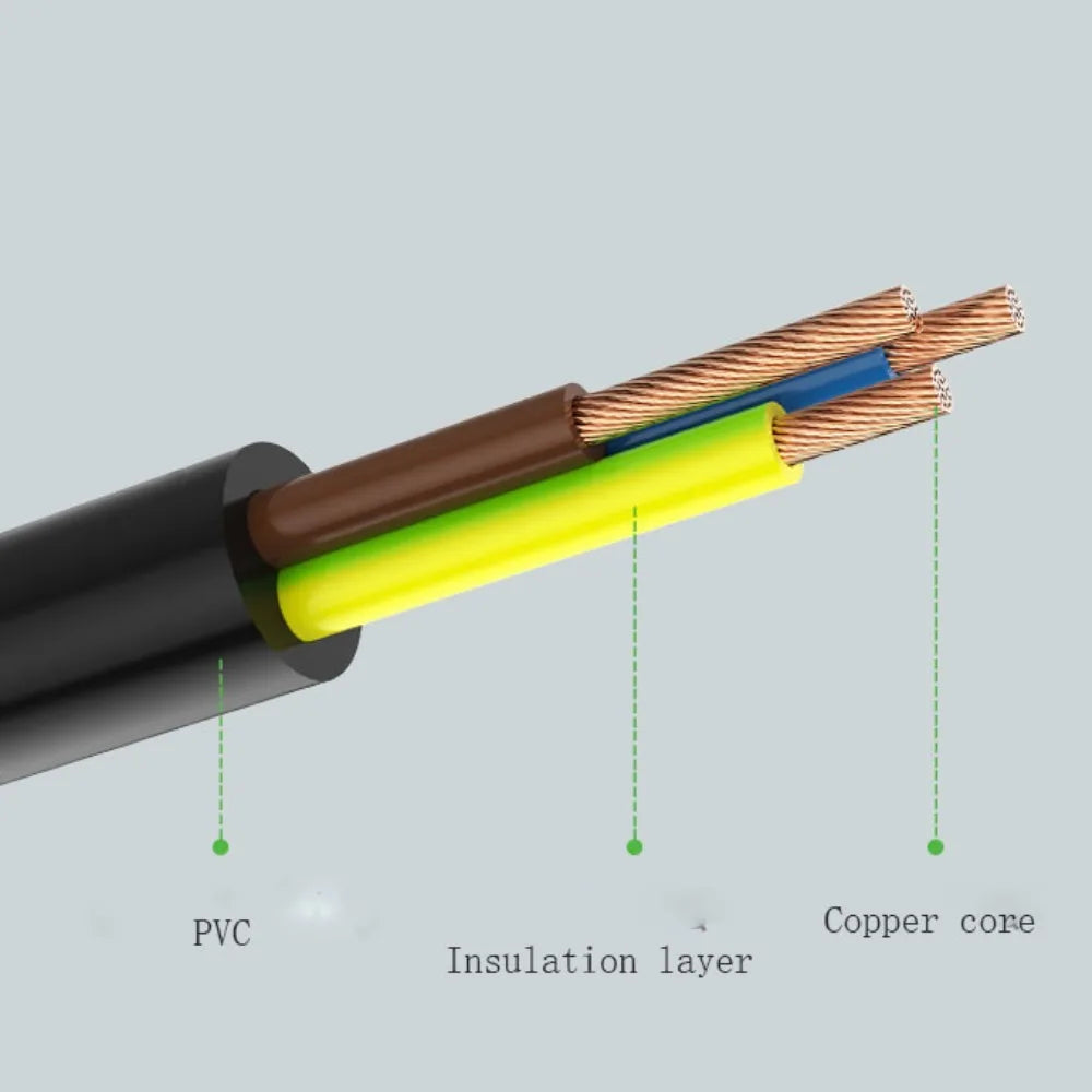 European Standard C5 Laptop Power Cord – 1.5m AC Cable, CE Rated