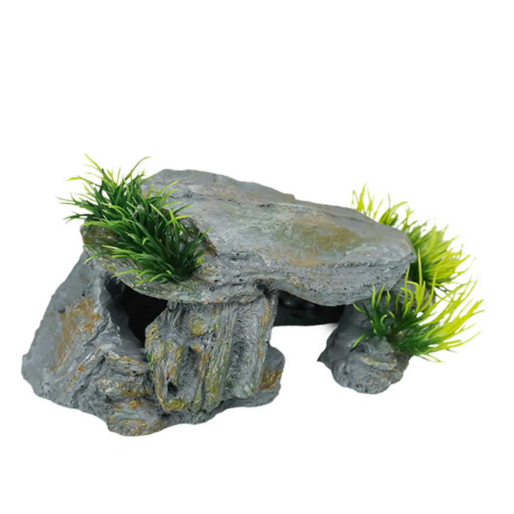 Reptile Hide Cave & Aquarium Hideout | Fish Tank Decor