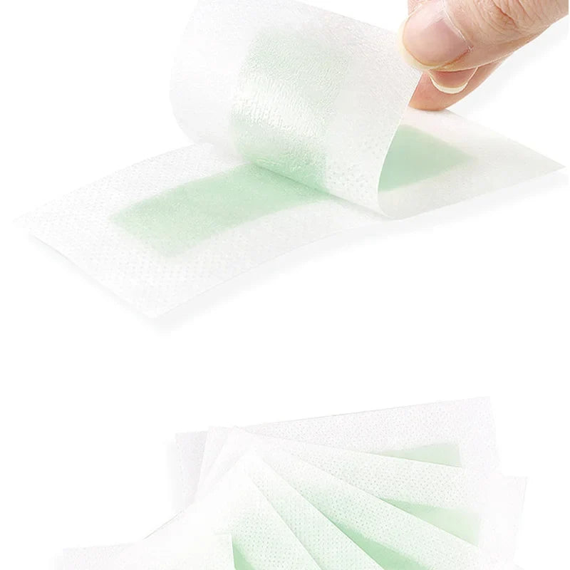 24-Pack Beeswax Wax Strips – Legs, Body & Face Hair Removal