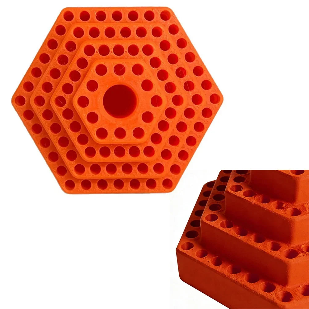 4.8mm Hex Drill Bit Holder & Organizer Stand – Plastic