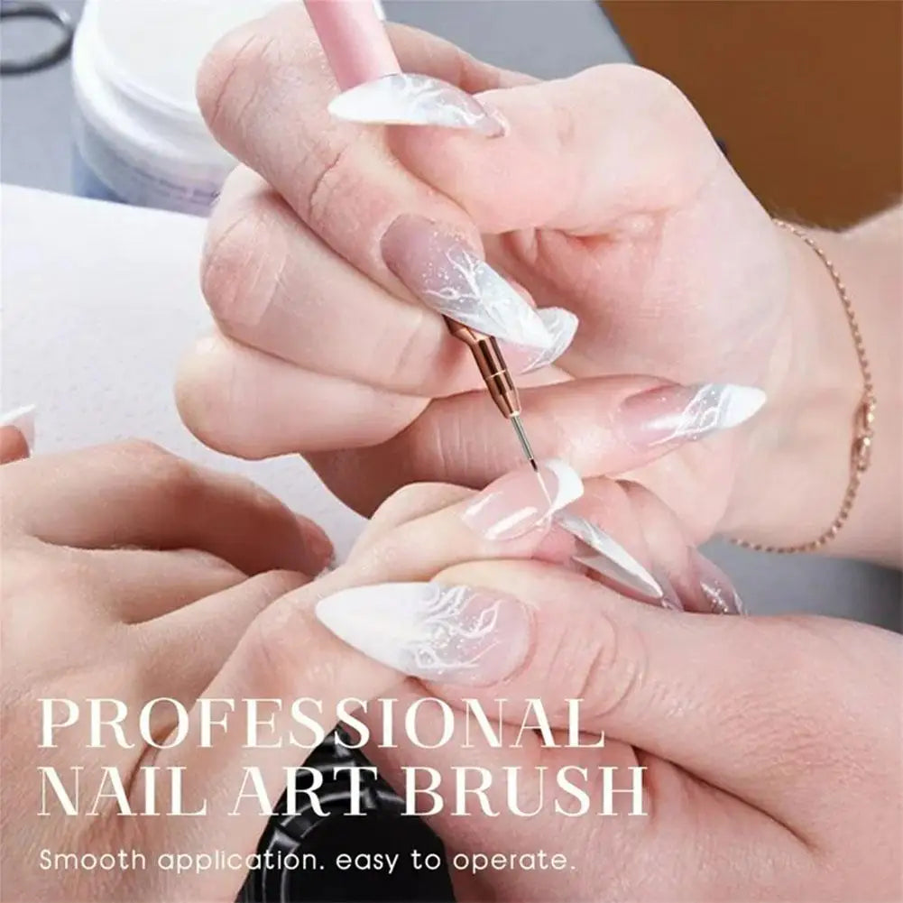 5-Piece Nail Art Liner Brush Set – UV Gel & Detail Painting