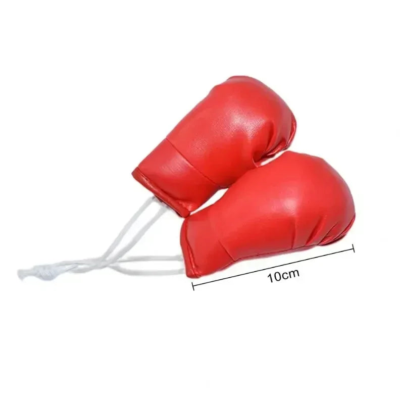Miniature Boxing Gloves Punching Bag Backpack Hanging Pendant