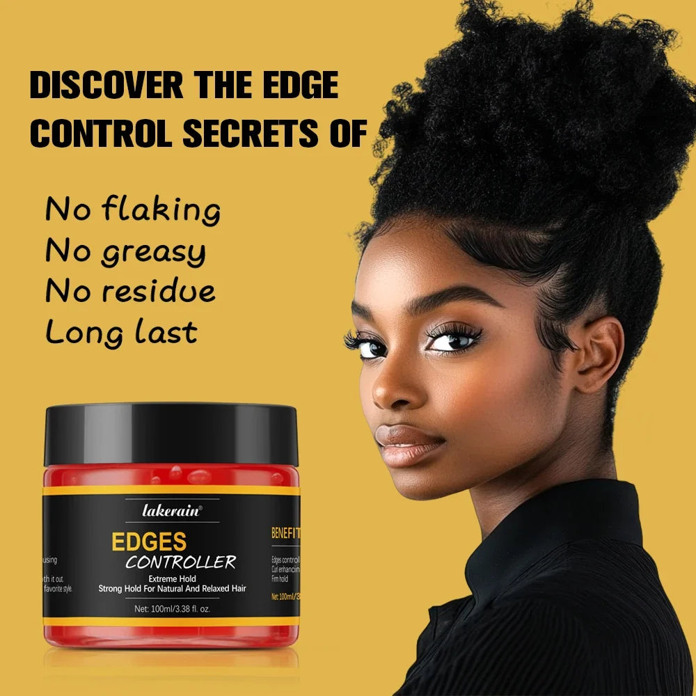 Edge Control Gel – Strong Hold, No Flaking, All Hair Types