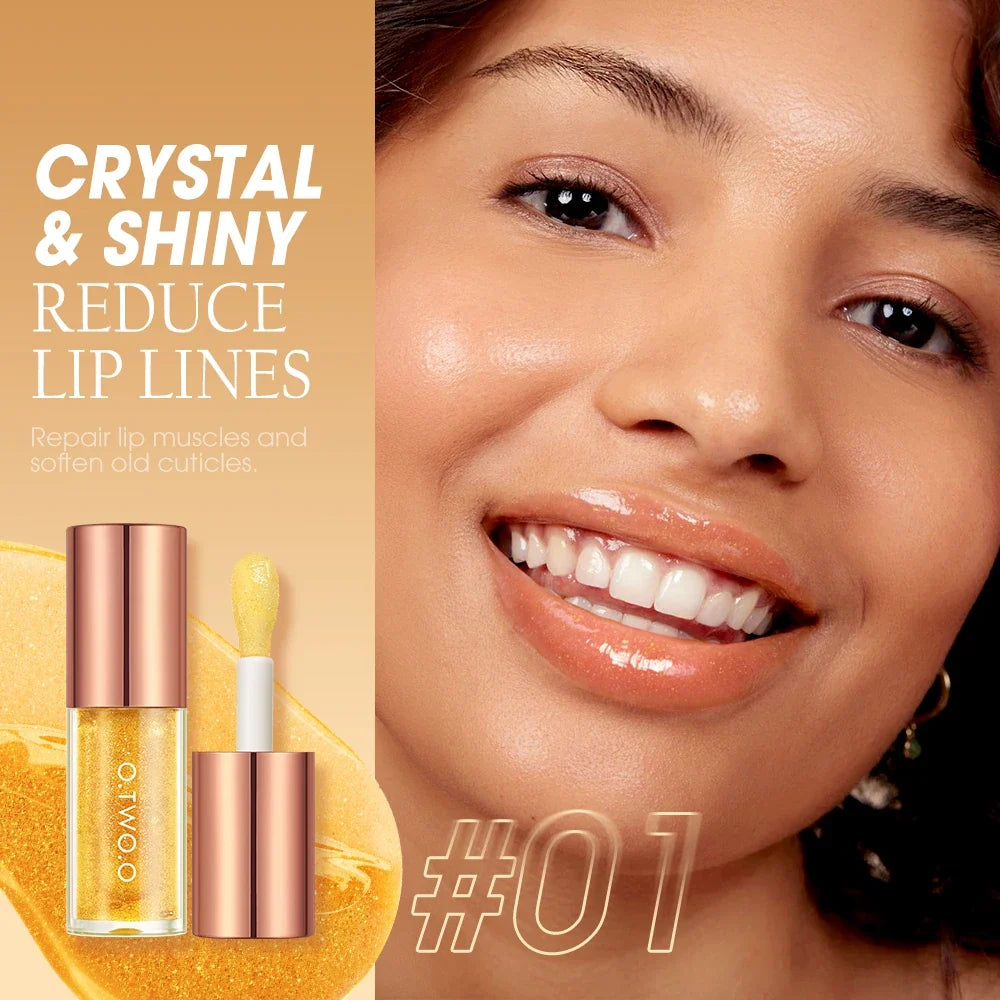 O.TWO.O Lip Oil Gloss – Moisturizing Non-Sticky Plumping Gloss