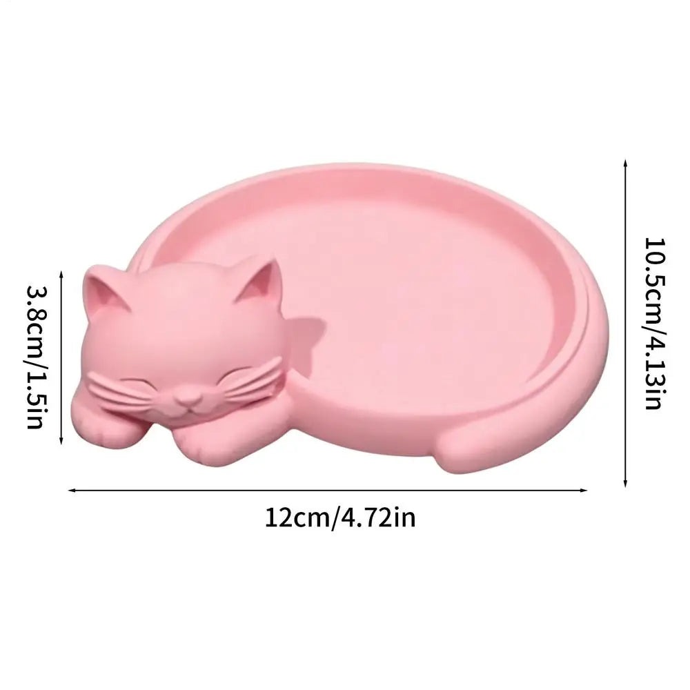 Jewellery Tray Decorative Cat Shape Jewelry Storage Trinket Organizer