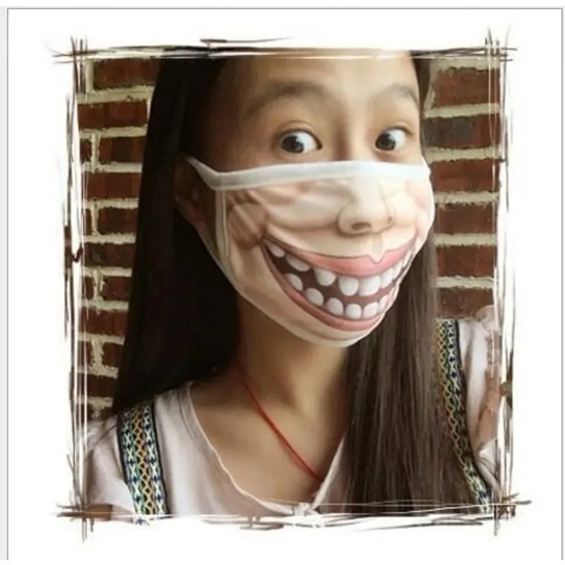 3D Puppy Face Mask – Soft Cotton Funny Unisex Animal Mouth Mask