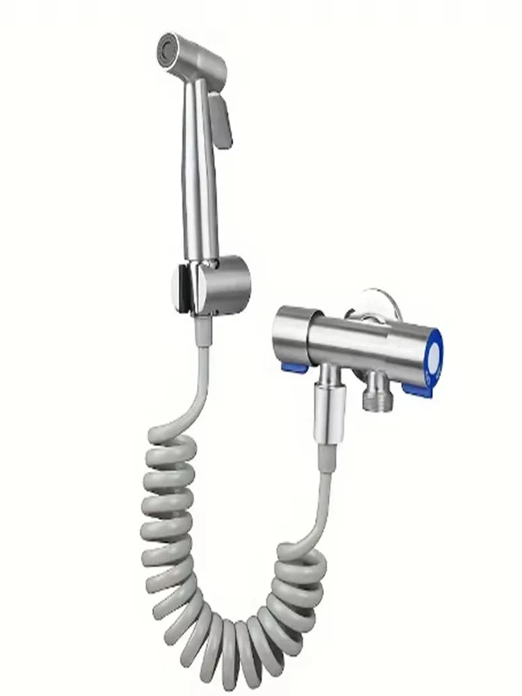 YANKE Handheld Shower Spray Kit – Stainless Steel & Wall Bracket