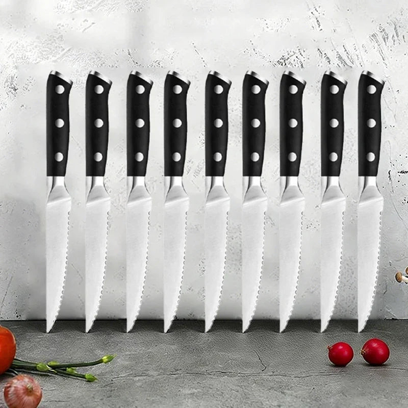 Stainless Steel Steak Knife Set – 1, 3 or 6 Piece Kitchen Knives