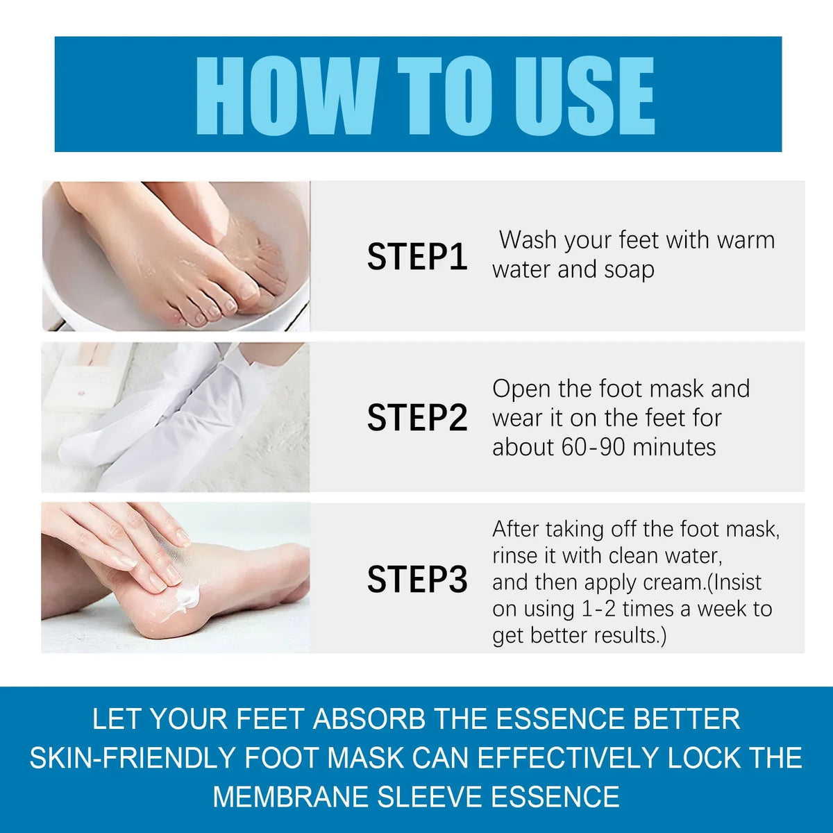 Exfoliating Foot Peel Mask | Remove Calluses & Dead Skin