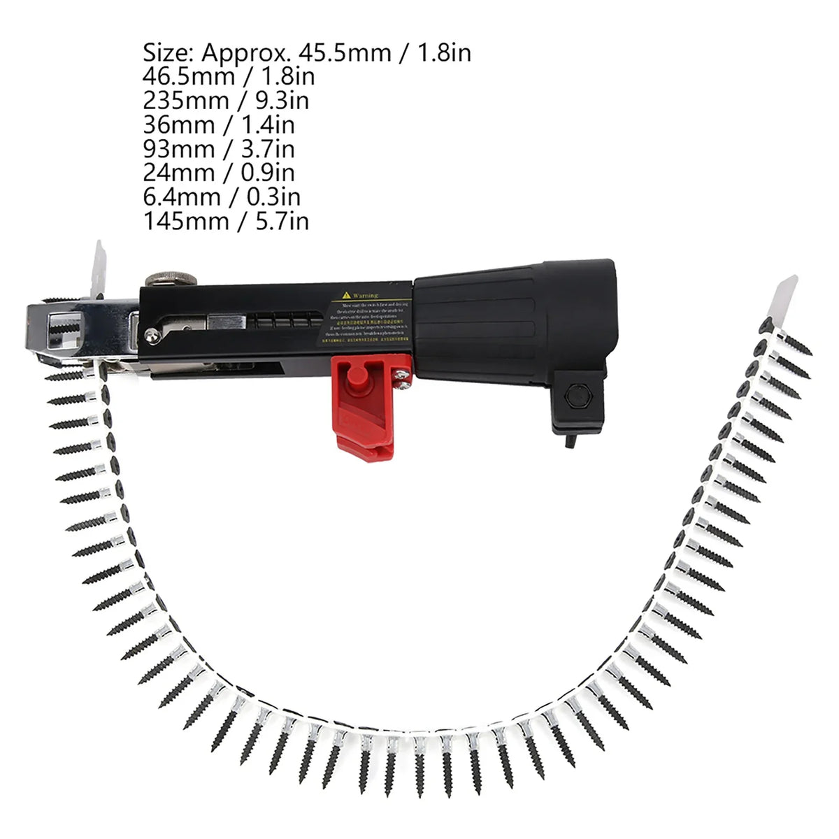 Automatic Chain Nail Gun – Electric Drill Screw Attachment