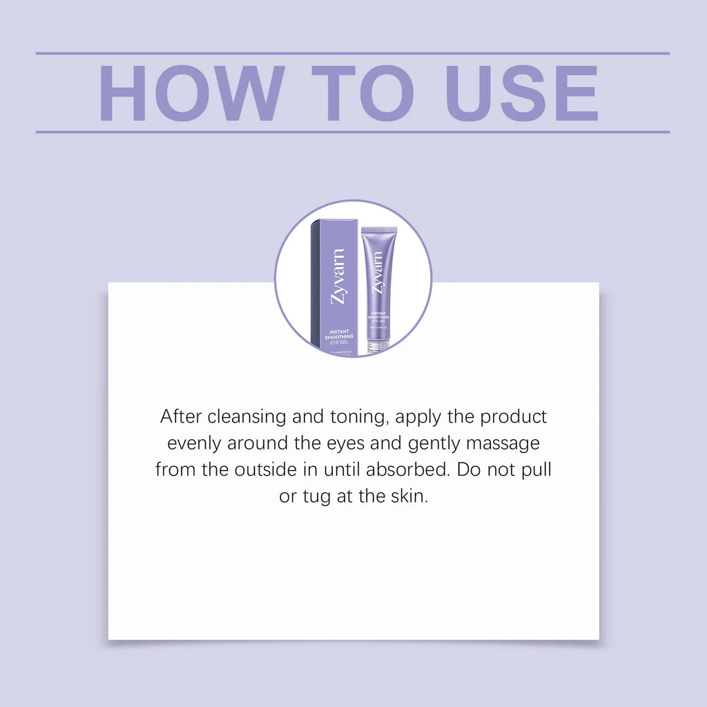 ZYVARN Instant Lift Eye Gel – Collagen & Hyaluronic Acid, 20g
