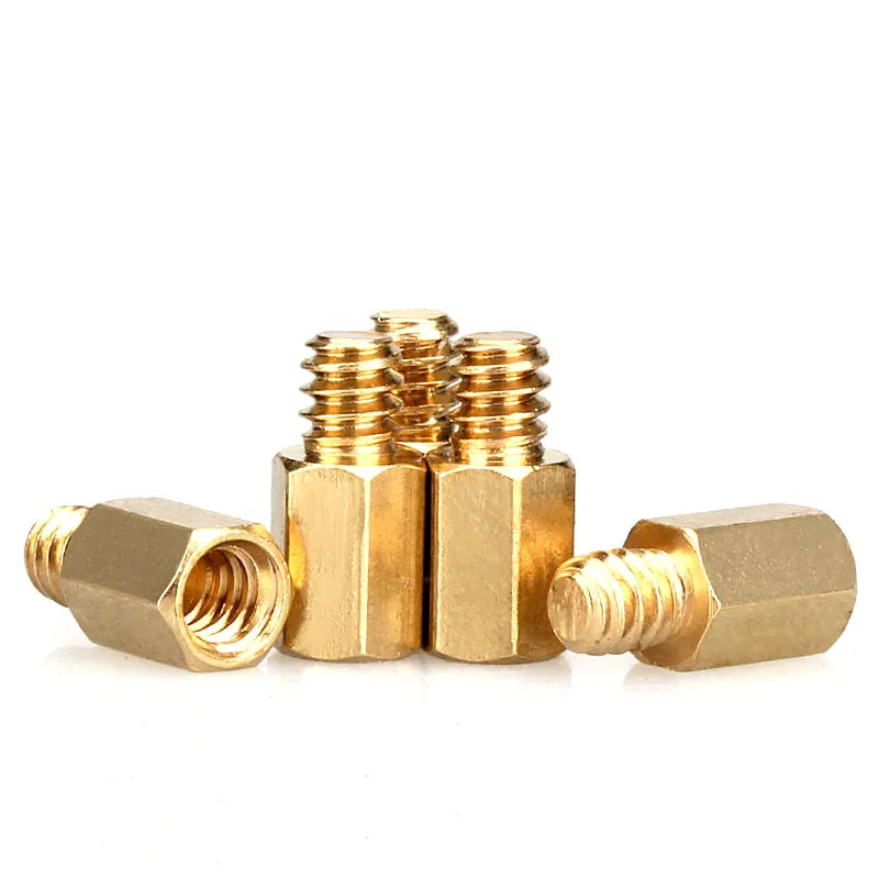 6 32X6+ 32X6 5+ Hex Brass Standoff Spacer Pillar Motherboard