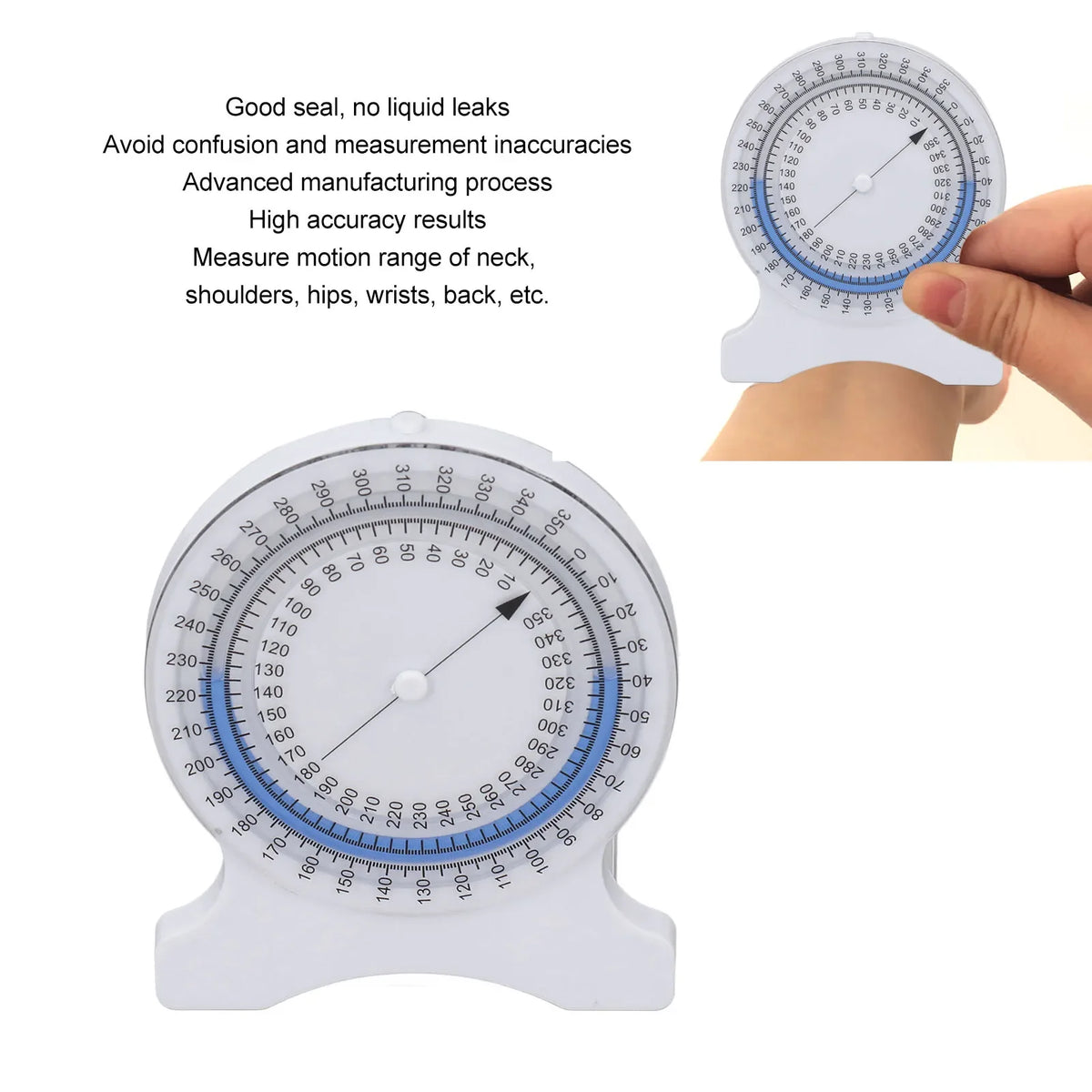 Therapy Inclinometer Gauge Physical Non Leak Bubble Accurate