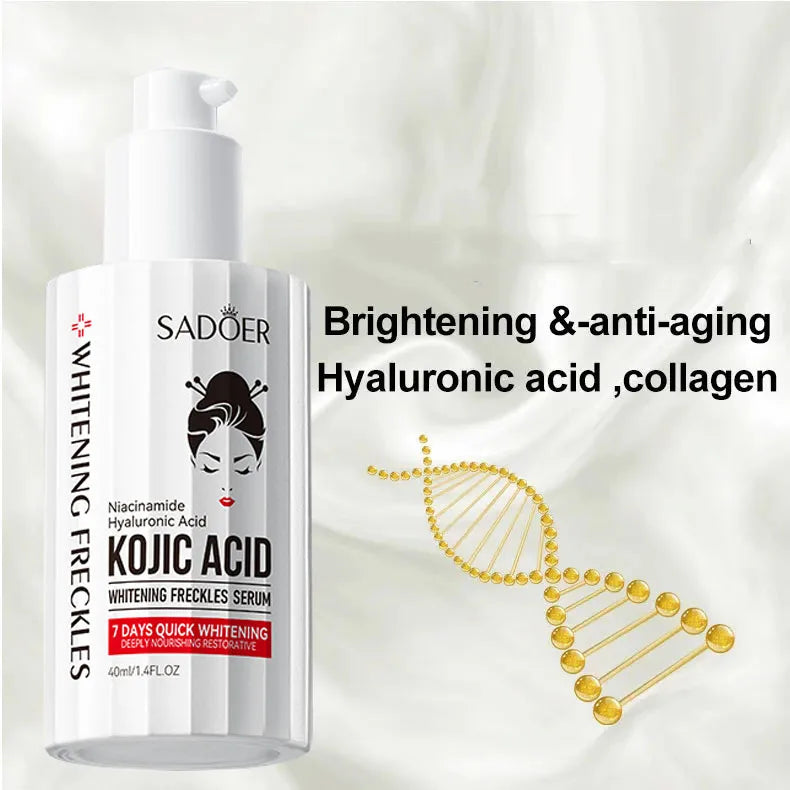 Kojic Acid Serum Strong Brightening Whitening Cream Spots Fine Lines