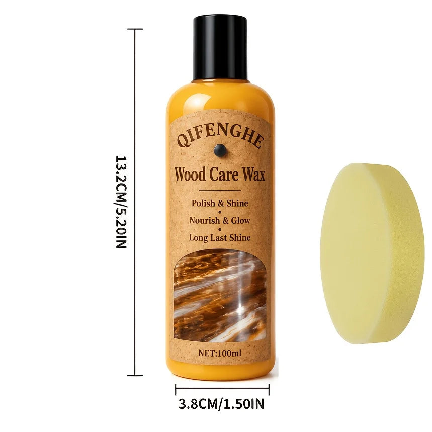 Wood Polish Wax with Coconut Oil – Shine & Water Protection