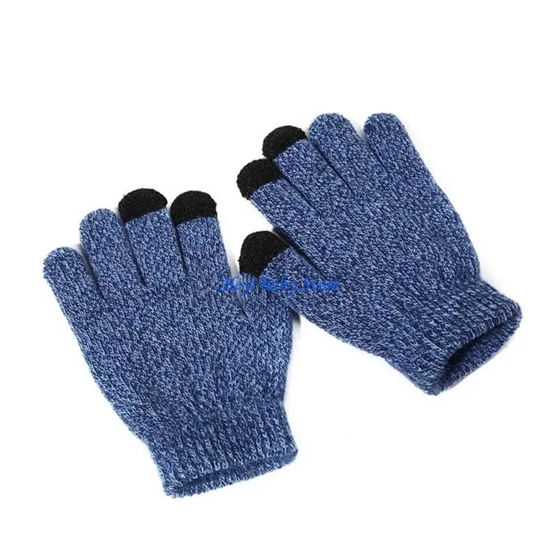 Kids Touchscreen Knitted Gloves – Soft, Warm & Comfortable