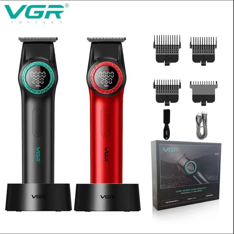 VGR V-977 Cordless Hair Clipper Trimmer | LED, USB, 260-Min Battery