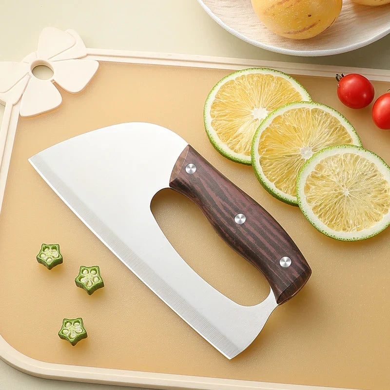 SHENJIU Forged Stainless Steel Chef's Cleaver Knife 20.3cm