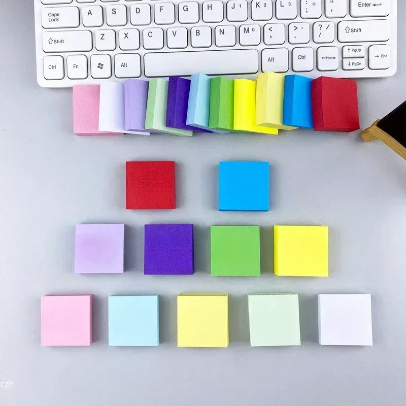 11-Pack Fluorescent Sticky Note Memo Pads – School & Office