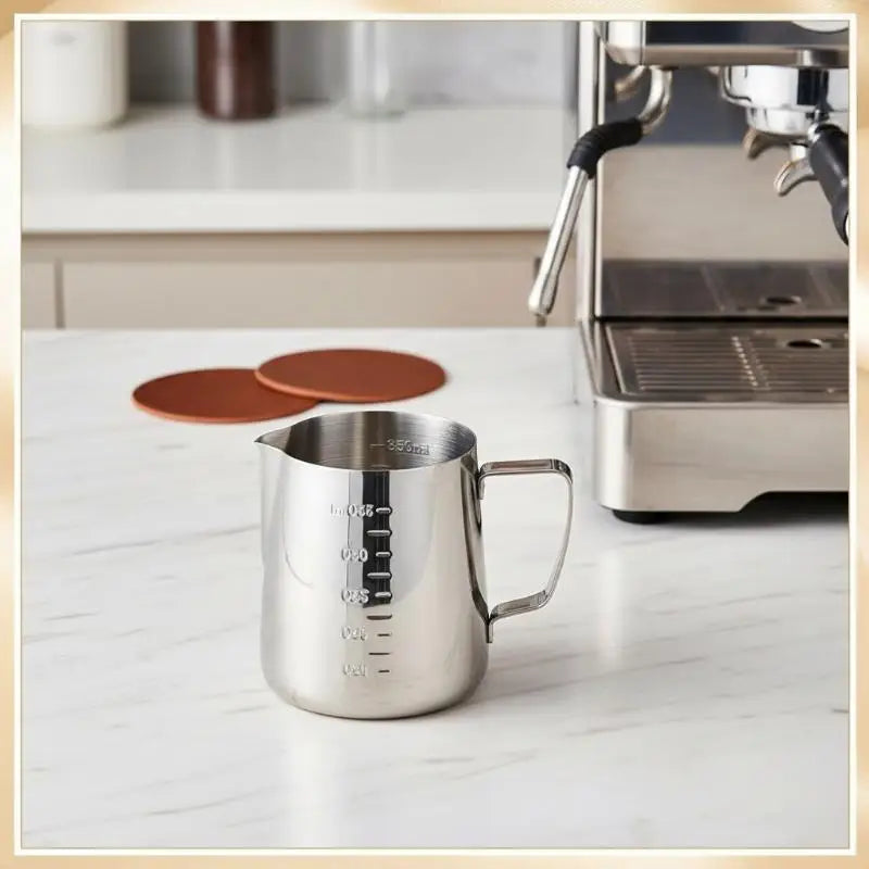 Stainless Steel Milk Frothing Pitcher 350ml 600ml | Latte Jug
