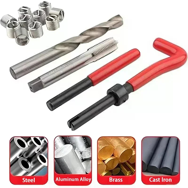 Metric Thread Repair Insert M5 M6 M8 Car Coil Tool 0 8Thread