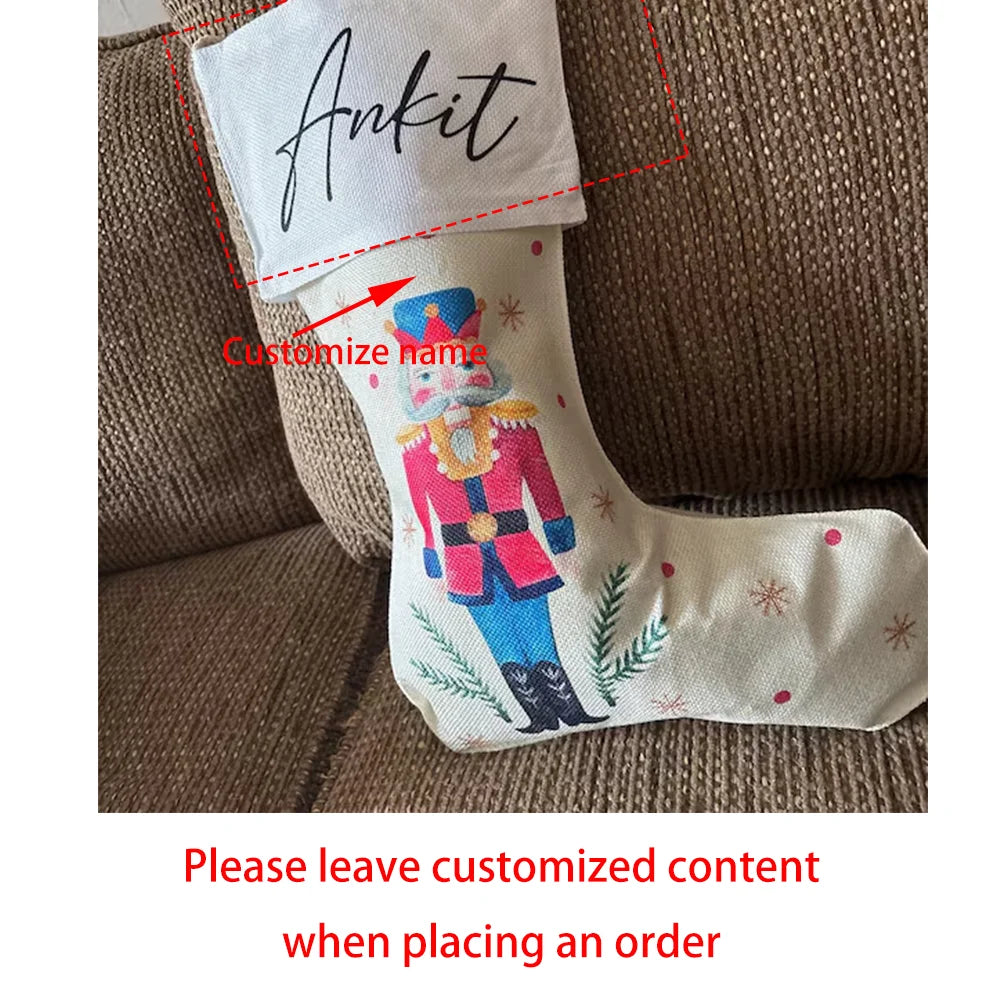 Personalized Nutcracker Christmas Stocking | Custom Family Gift