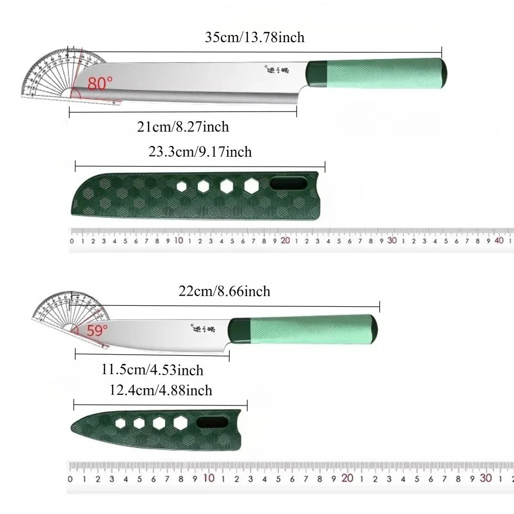 PLYS Stainless Steel Watermelon Fruit Knife with Sheath
