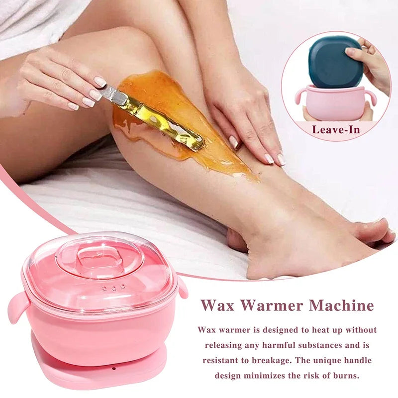 2026 Foldable Silicone Wax Heater Portable Hair Removal Machine Heat