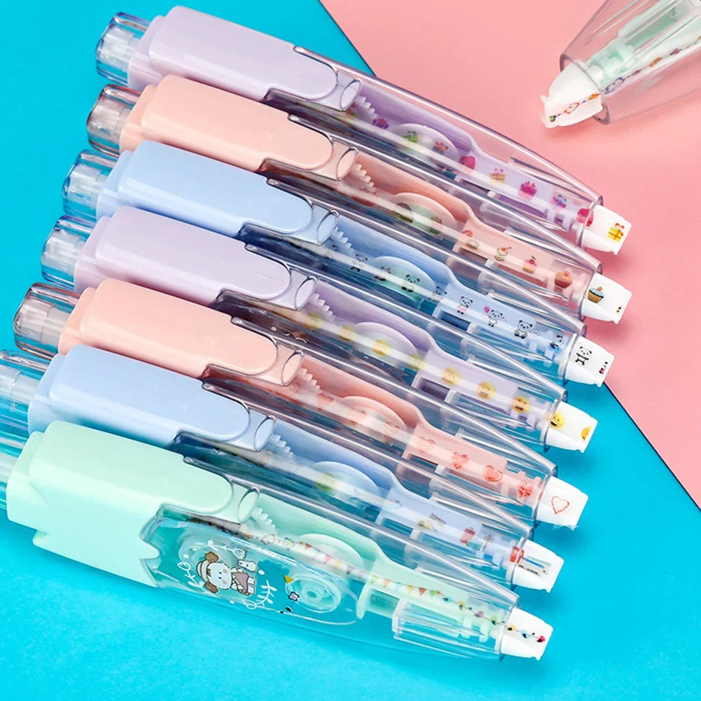 Cute Animal Press Decorative Tape Pen | DIY Stationery