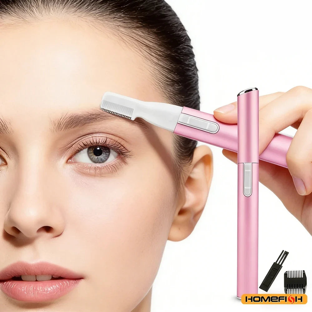 Mini Electric Eyebrow Shaver Facial Hair Remover Neck Lips Arms Legs