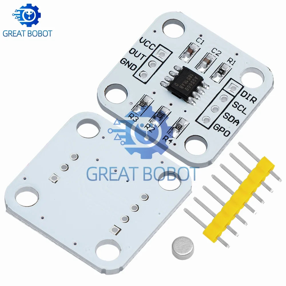 AS5600 12-Bit Magnetic Encoder Angle Sensor Module for Arduino