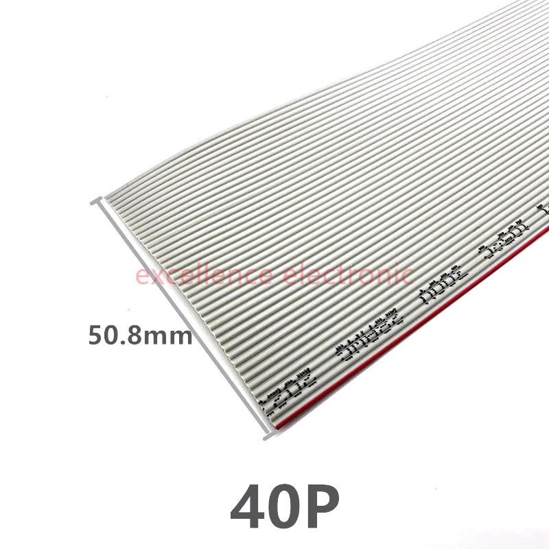 1 2 5 10Meter 6P 8 10 14 16 20 26 30 34 40 50 60 Pin Pitch Gray Flat
