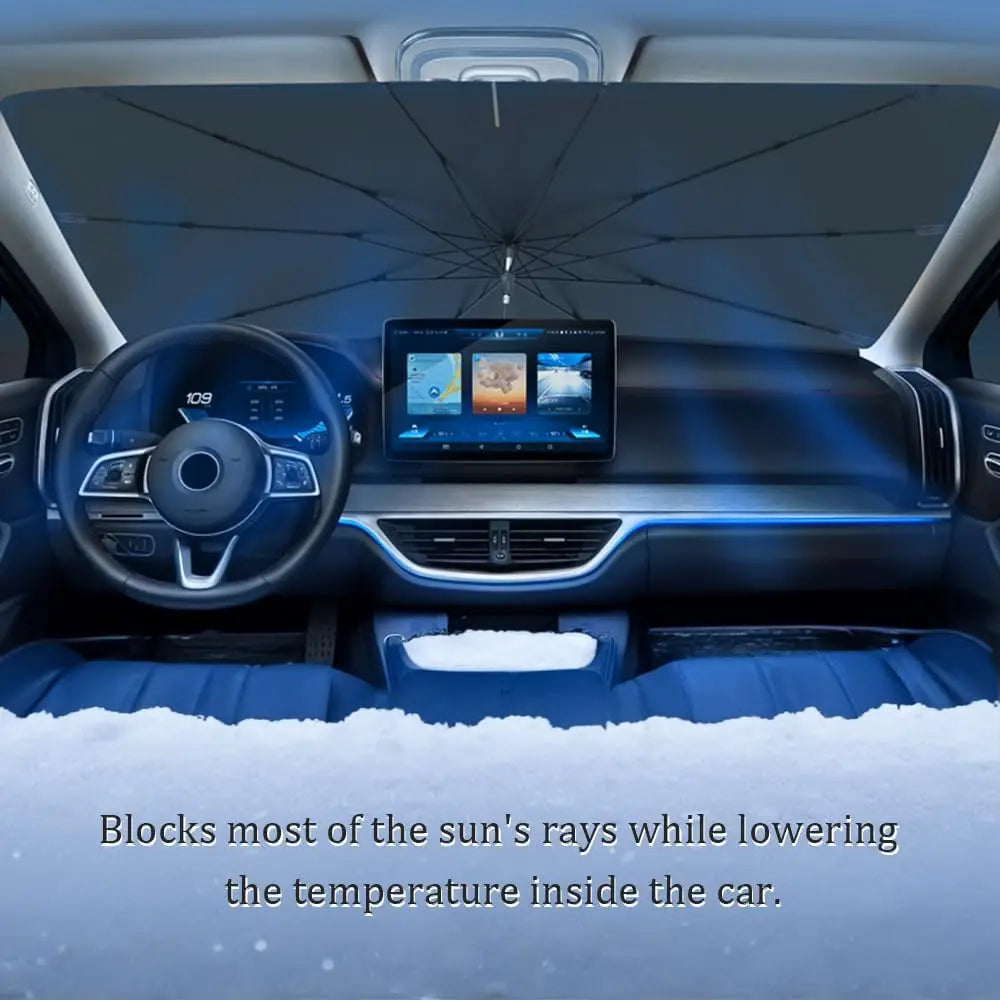 Foldable Car Windshield Sunshade for SUV, Sedan & Van