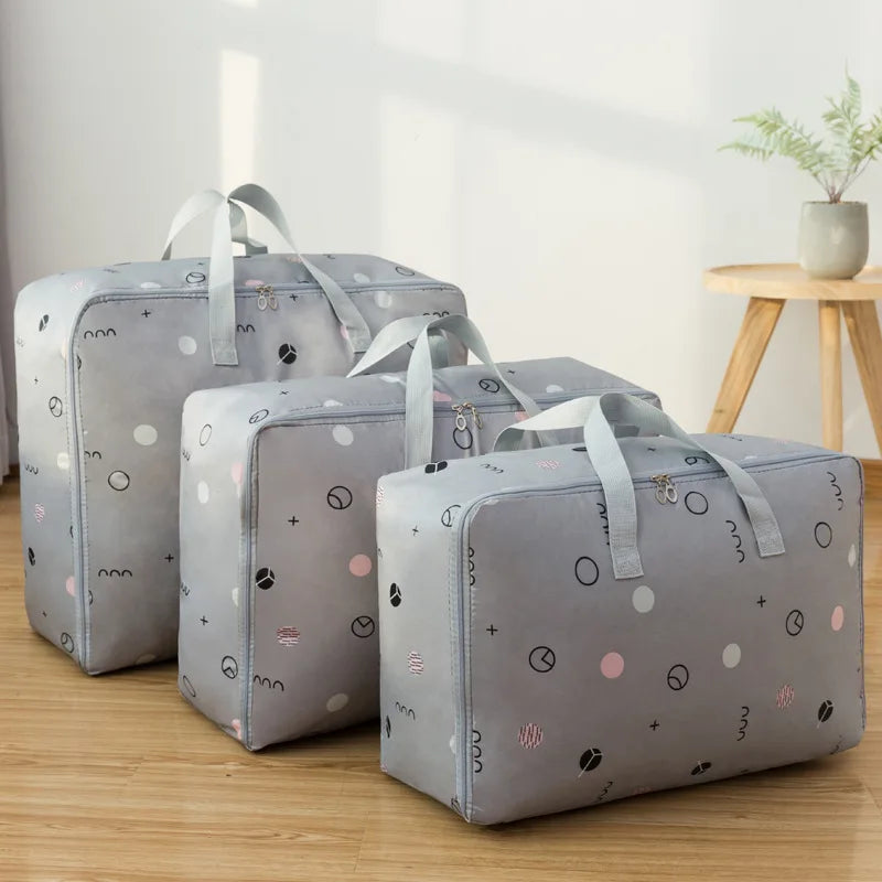 Quilt Storage Bag Three-piece Oxford Cloth Waterproof Luggage Moving