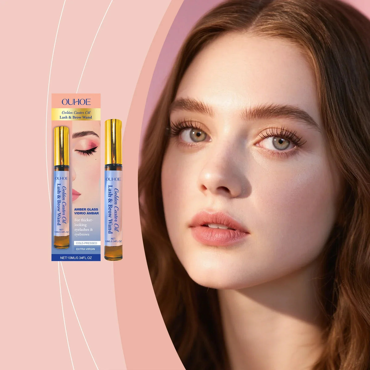 Castor Oil Eyelash Growth Serum – Fuller & Thicker Lashes 10ml