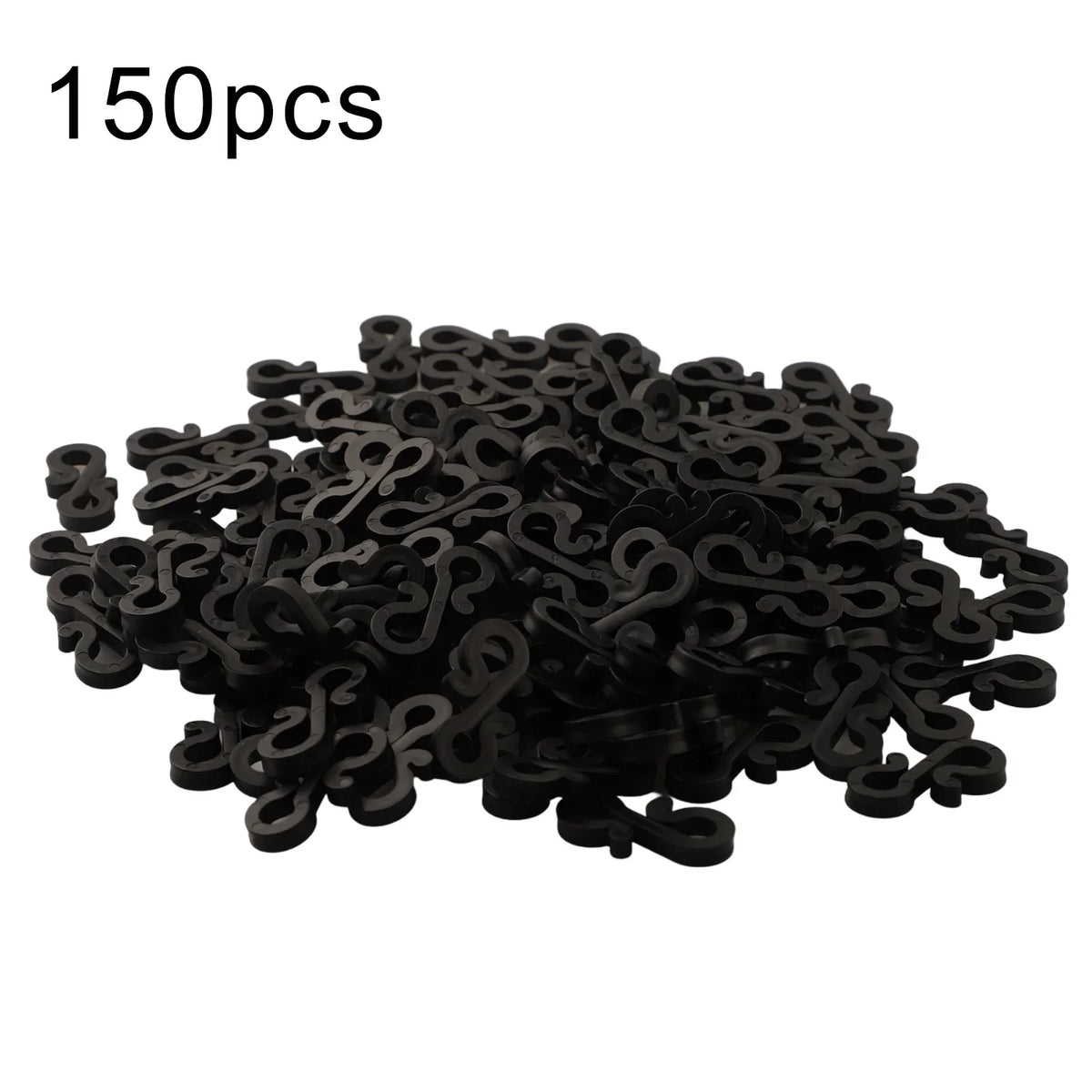 150-Pack Mini Gutter Hooks – Reusable Outdoor Light Clips
