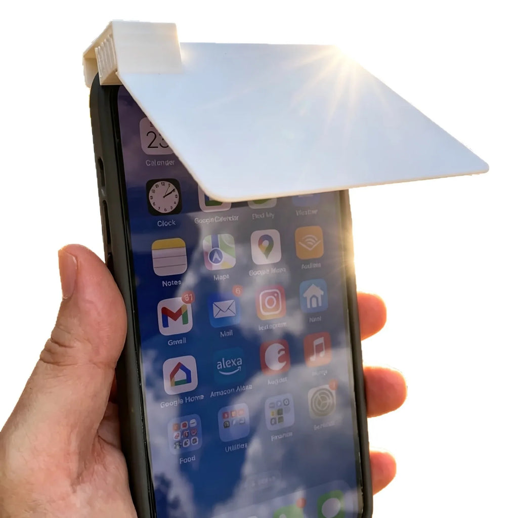 3D Printed Phone Sunshade | Anti-UV Anti-Glare Screen Visor Hood