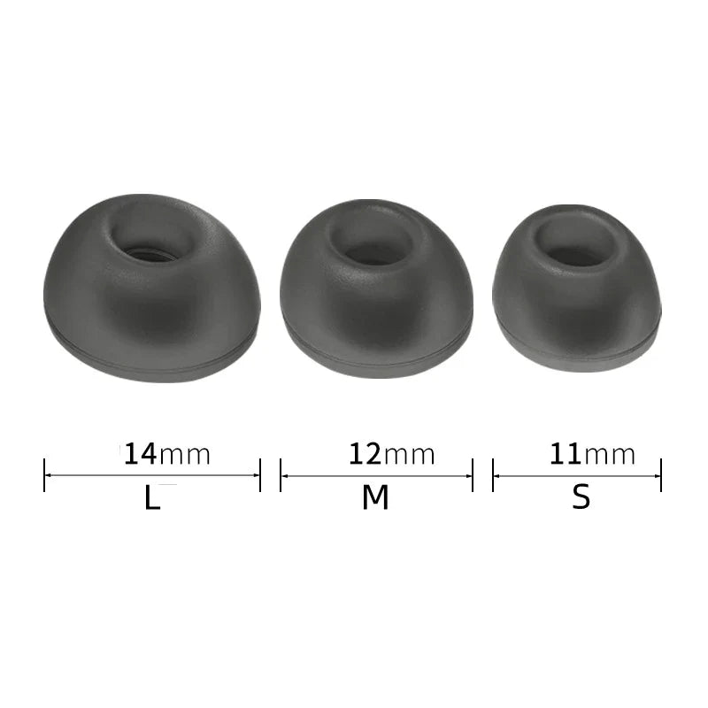Silicone Ear Tips 3 Pairs for JBL LIVE PRO2 & Free2 Earbud Caps