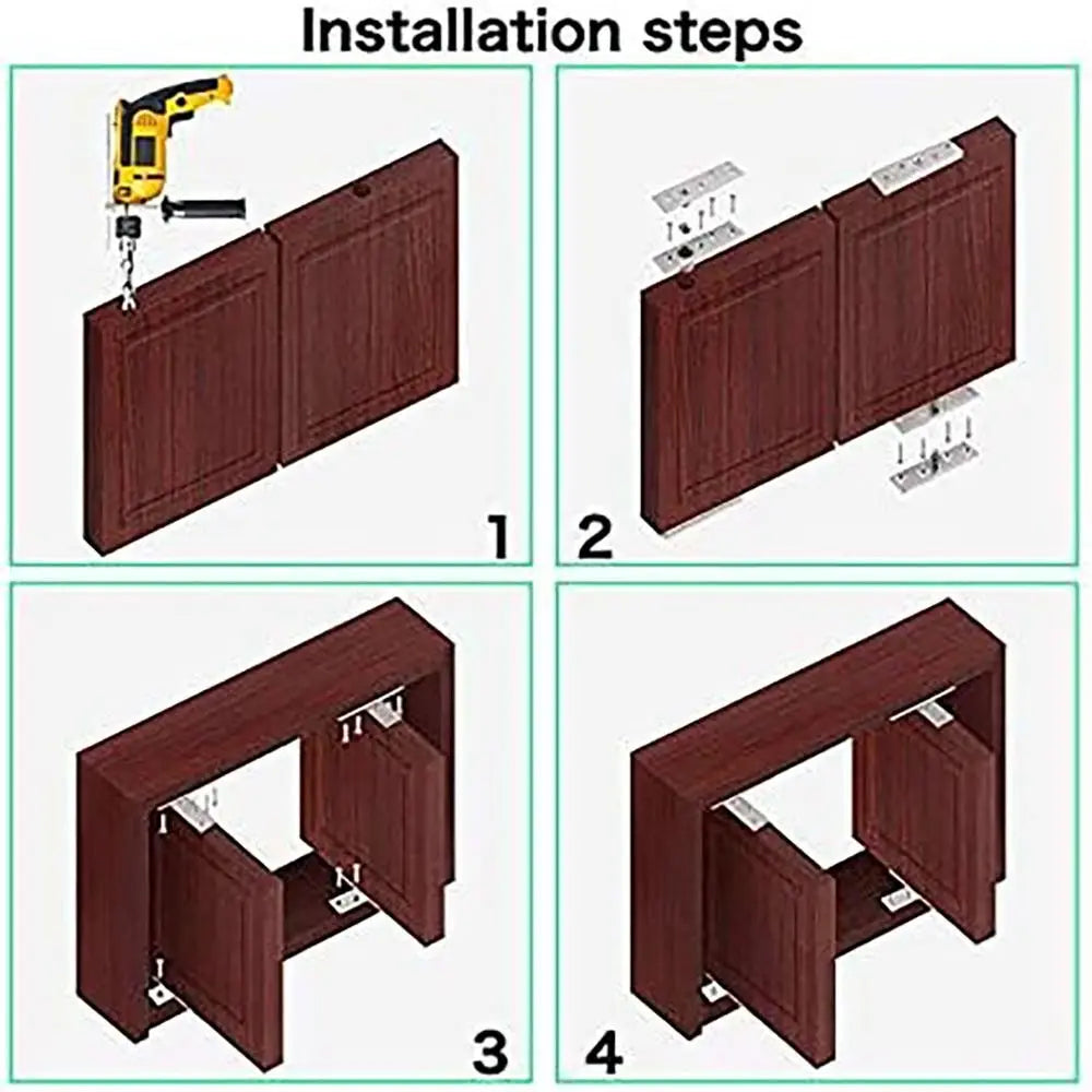 Stainless Steel Pivot Hinge Screws Heavy Duty Central Rotating 360