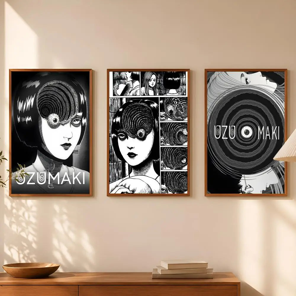 Manga Uzumaki HD PVC Self-Stick Wall Poster – Waterproof
