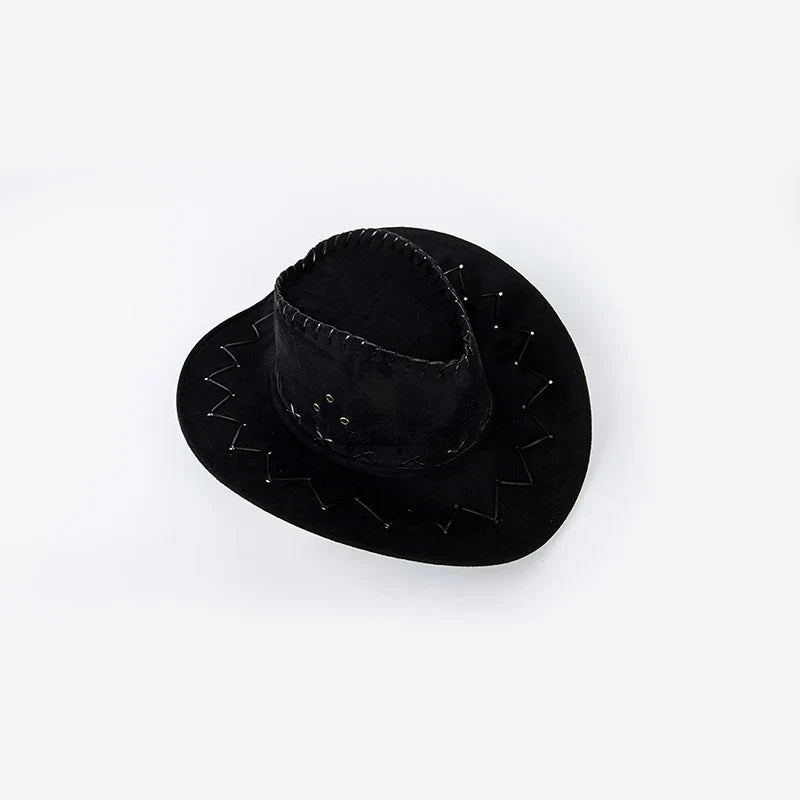 Western Cowboy Hat – Unisex Denim Jazz Cap for Men & Women