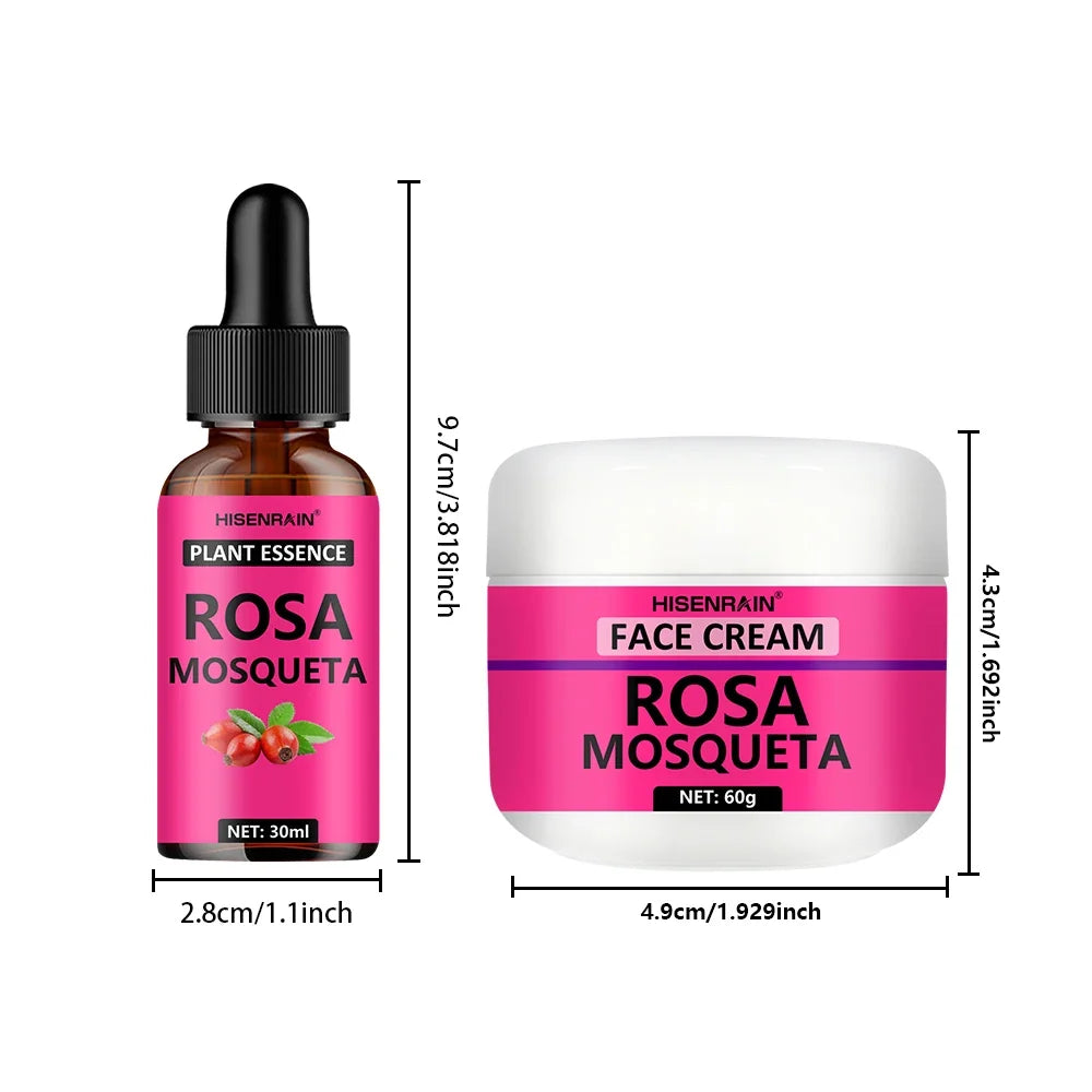 HISENRAIN Rosehip Serum & Cream Set – Brightening & Hydrating