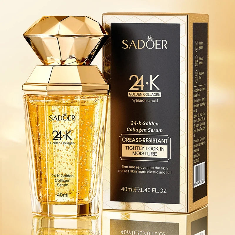 SADOER 24K Gold Collagen Face Serum – Hydrating & Anti-Aging