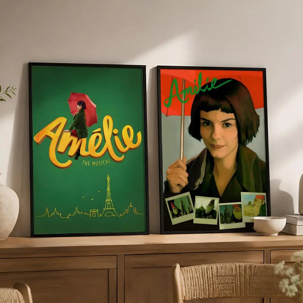 Amélie Movie Poster – Peel & Stick Waterproof PVC Wall Art