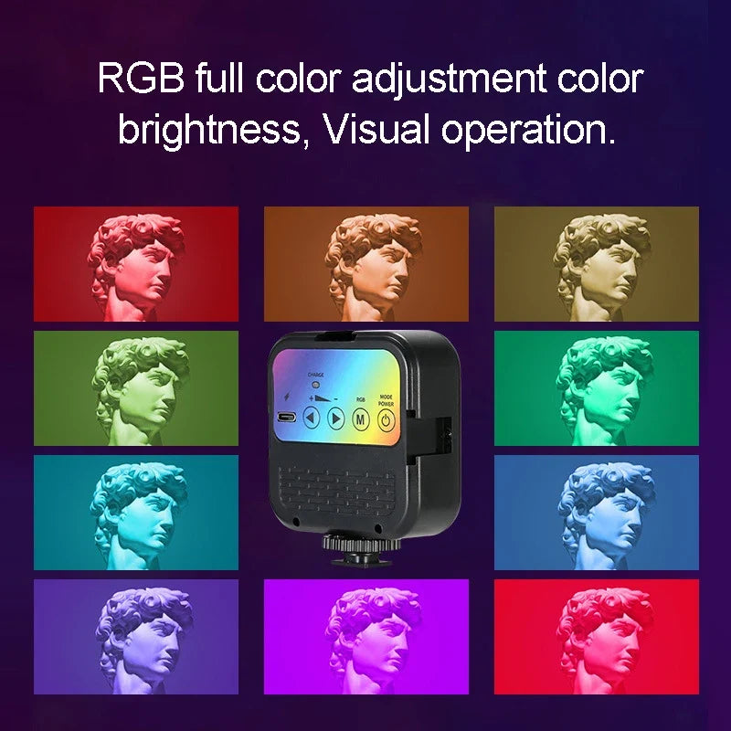 Led Photography Lighting Light Ring Tripod Rechargeable Selfie Lamp
