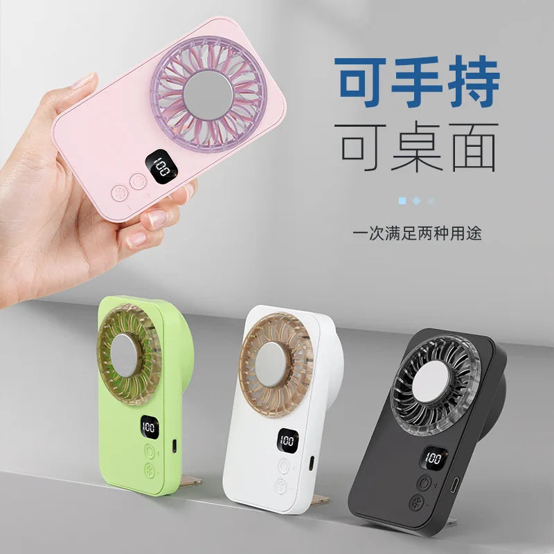 Ultra-Thin Semiconductor Cooling Pocket Fan – Portable & Desktop
