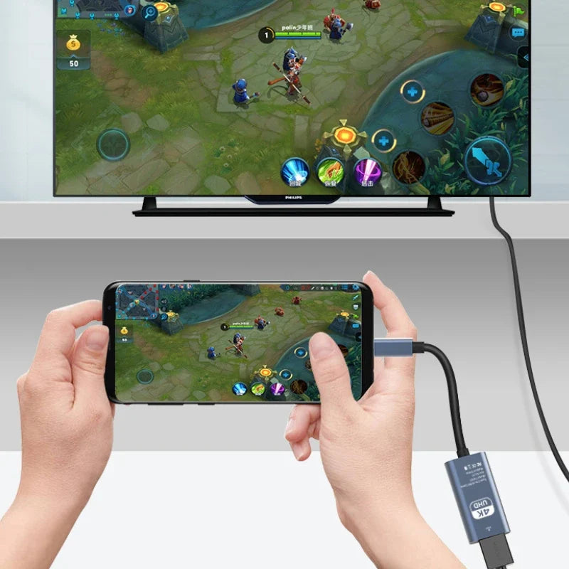 4K USB-C to HDMI Cable 30/60Hz – MacBook, iPad & iPhone 15