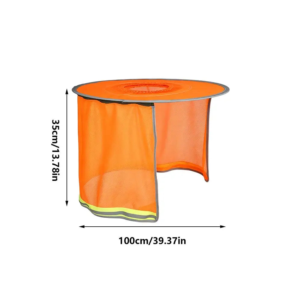 Hard Hat Sun Shade Visor – Breathable, Cooling & Reflective