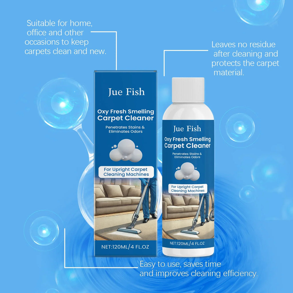 Jue-Fish Carpet Cleaner Liquid | Deep Clean & Stain Remover